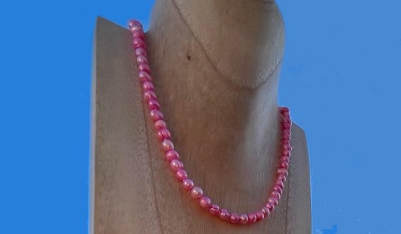 Collier de perles nœuds bijoutier Scarabosse